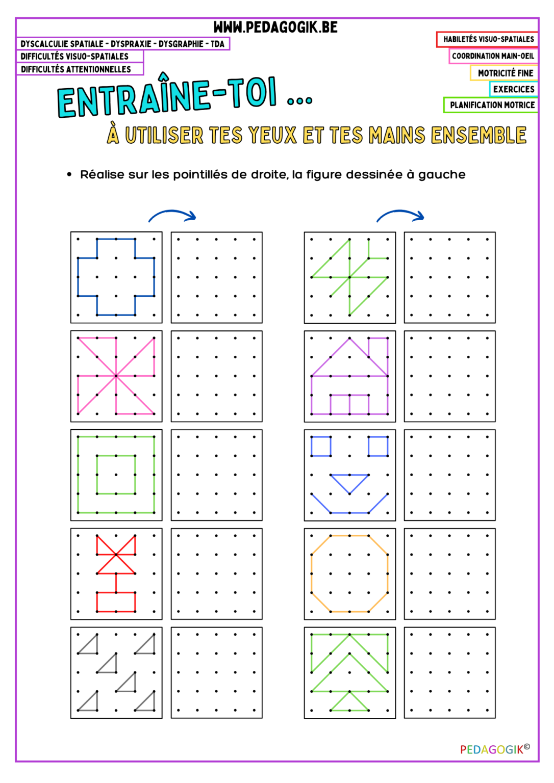 Exercices pour l habileté visuo spatiale Des conseils et outils pour