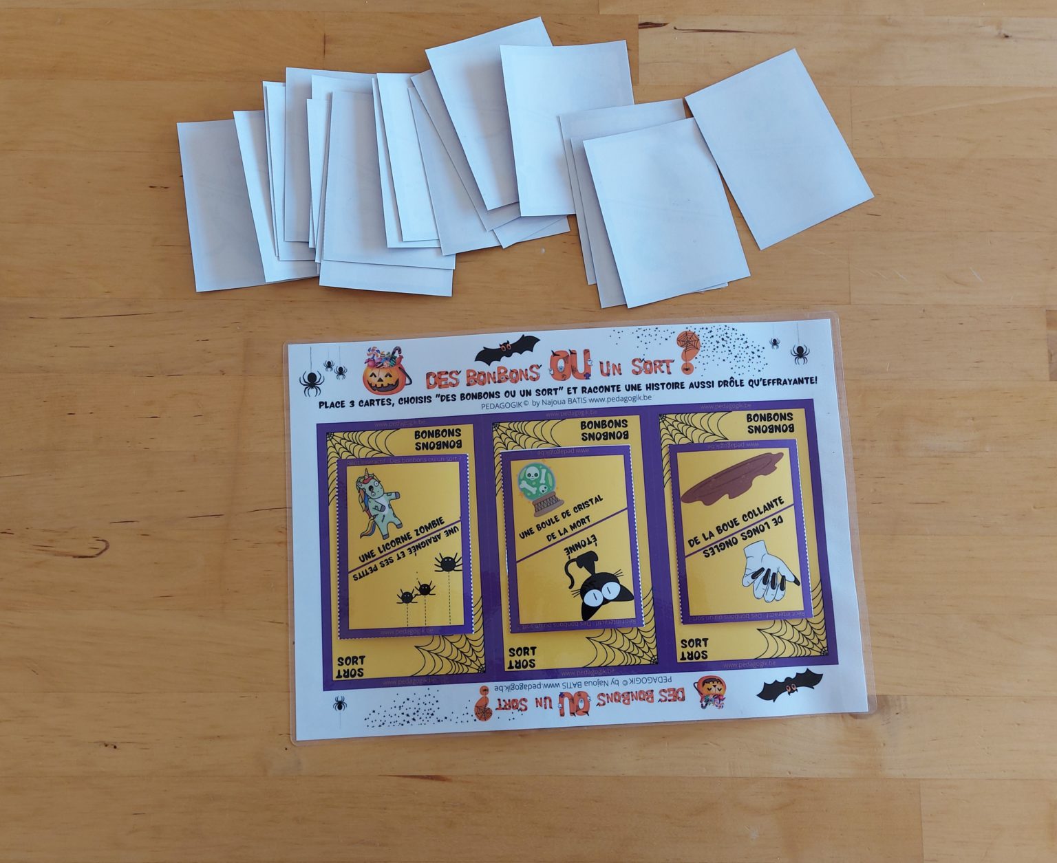 Récit Interactif 24 Cartes Pour Raconter Une Histoire Interactive Sur Le Thème Dhalloween 0102