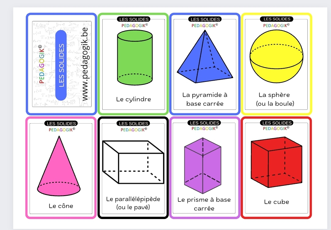 Cartes pour réviser les solides - Des outils 100% gratuits pour ...